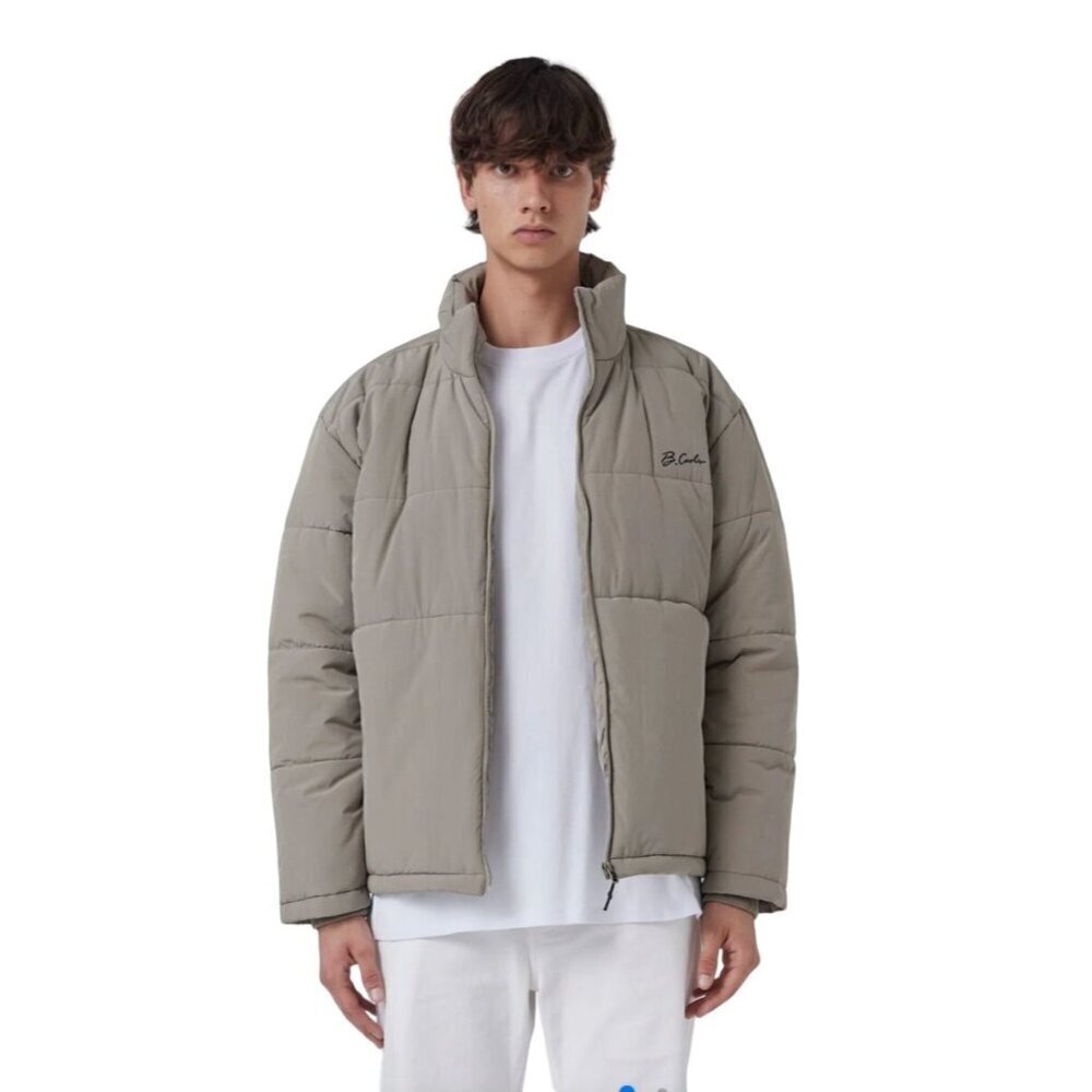 Barney Cools Urban Outfitters Mens Sz S Climate Smoke Ripstop Puffer Zip‎ Jacket